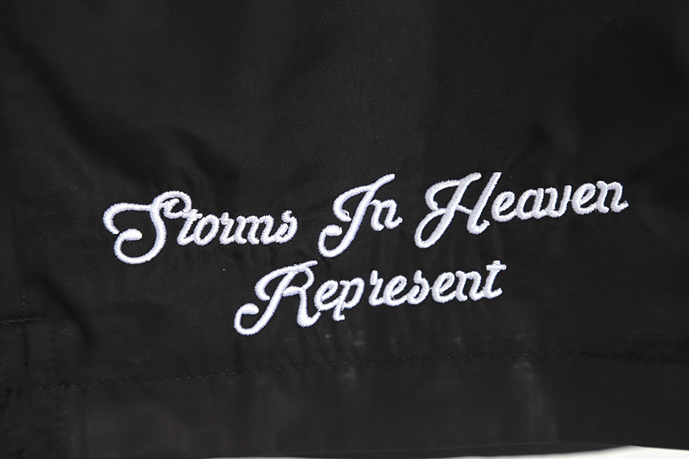 Represent 23ss angel embroidered shorts