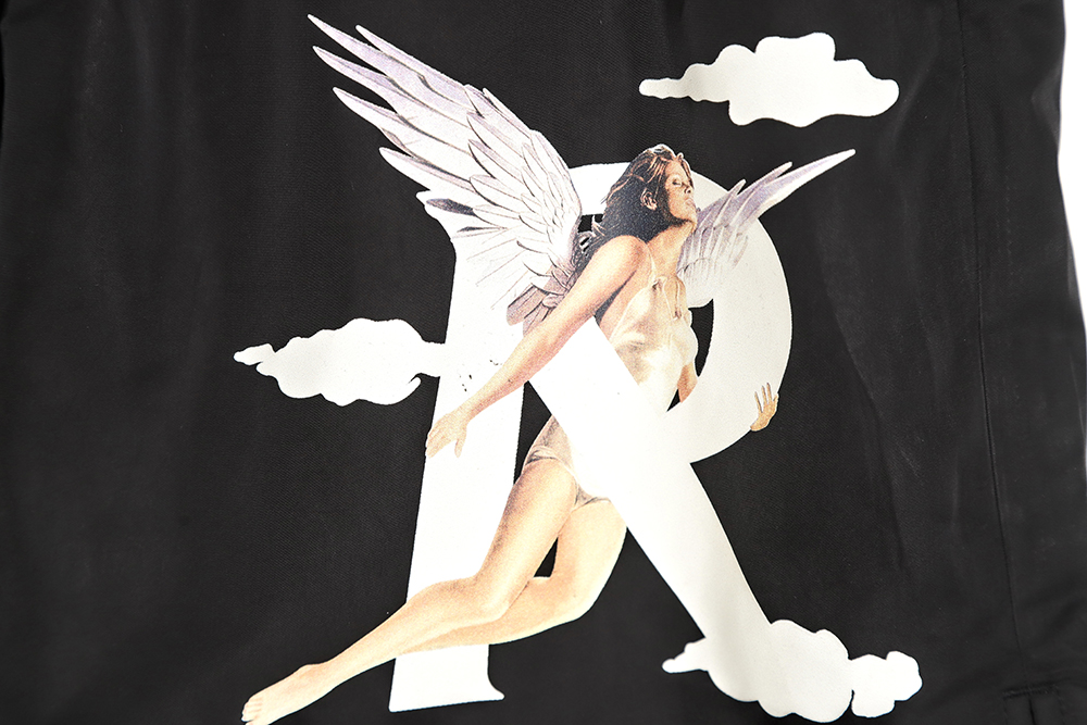 Represent 23ss angel embroidered shorts