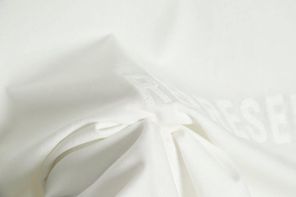 Represent Chest Embroidered Letter Short Sleeve T-Shirt TSK1