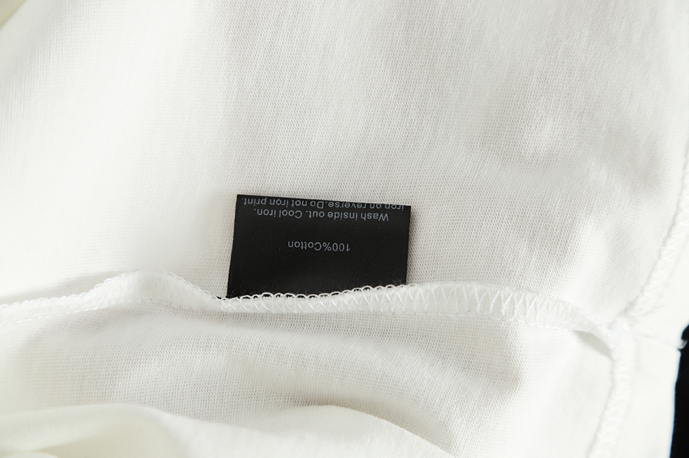 Represent Chest Embroidered Letter Short Sleeve T-Shirt TSK1