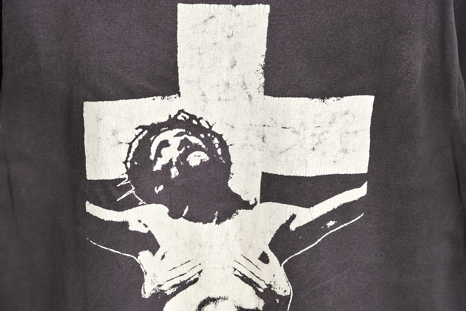 Saint Michael Big Cross Jesus Print short-sleeved T-shirt