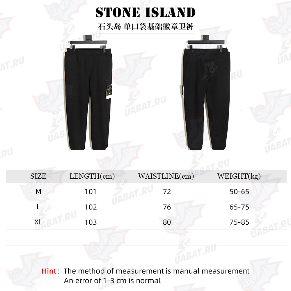 Stone Island One Pocket Basic Badge Sweatpants TSK1