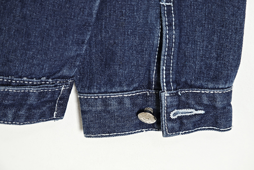 Stone island Stone Island washed distressed denim jacket
