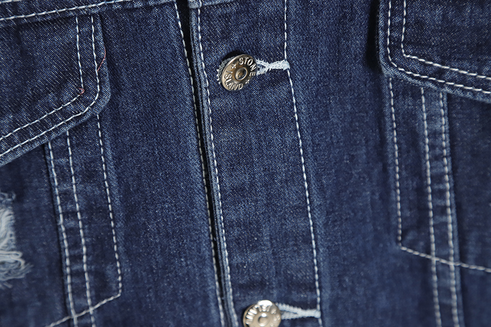 Stone island Stone Island washed distressed denim jacket