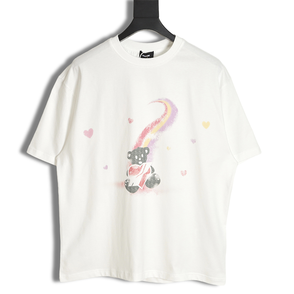 WE11 DONE 23SS Rainbow Bear Short Sleeve T-Shirt