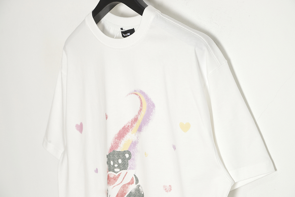 WE11 DONE 23SS Rainbow Bear Short Sleeve T-Shirt