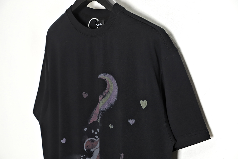 WE11 DONE 23SS Rainbow Bear short-sleeved T-shirt TSK1