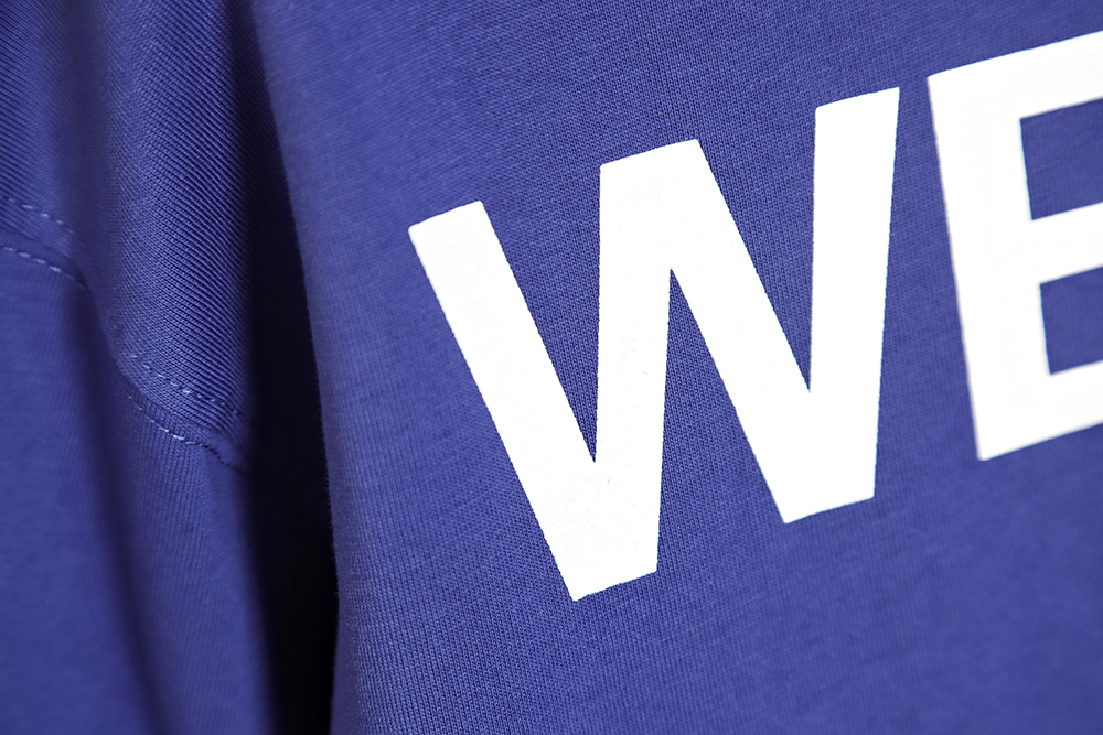 WE11 DONE 23SS rendering slogan short-sleeved T-shirt TSK1