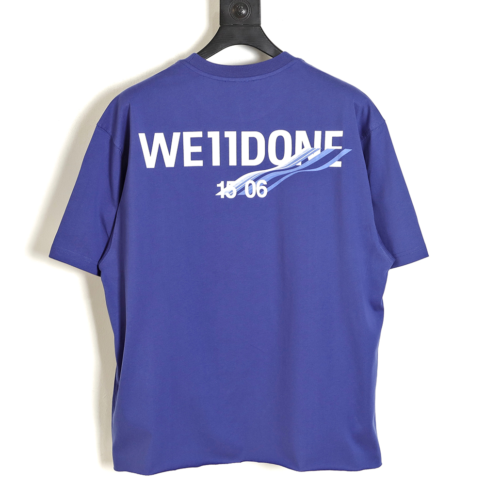WE11 DONE 23SS rendering slogan short-sleeved T-shirt TSK1