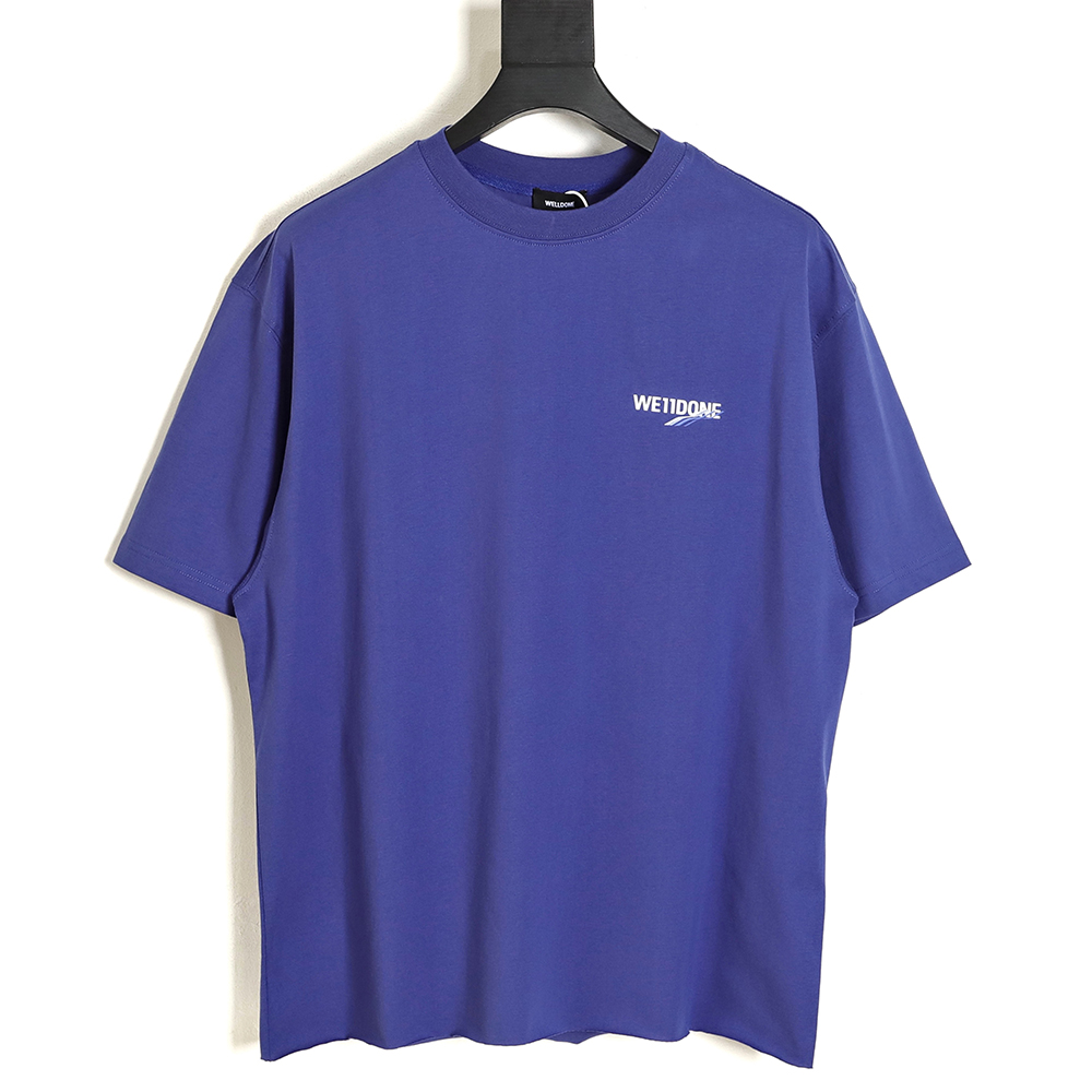 WE11 DONE 23SS rendering slogan short-sleeved T-shirt TSK1