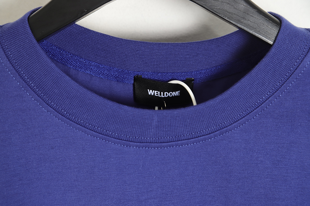 WE11 DONE 23SS rendering slogan short-sleeved T-shirt TSK1