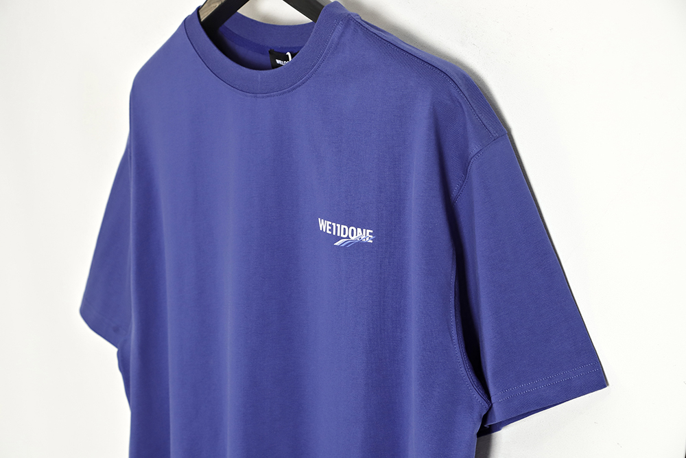 WE11 DONE 23SS rendering slogan short-sleeved T-shirt TSK1