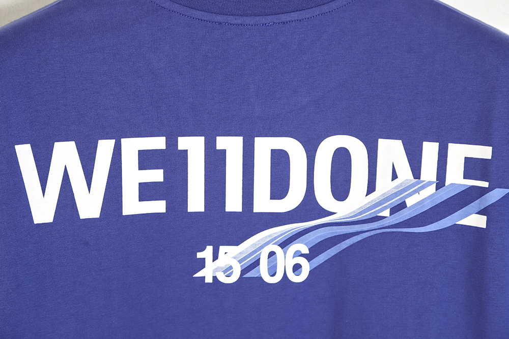 WE11 DONE 23SS rendering slogan short-sleeved T-shirt TSK1
