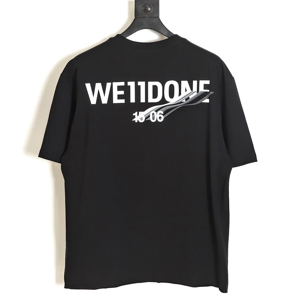 WE11 DONE 23SS rendering slogan short-sleeved T-shirt TSK2