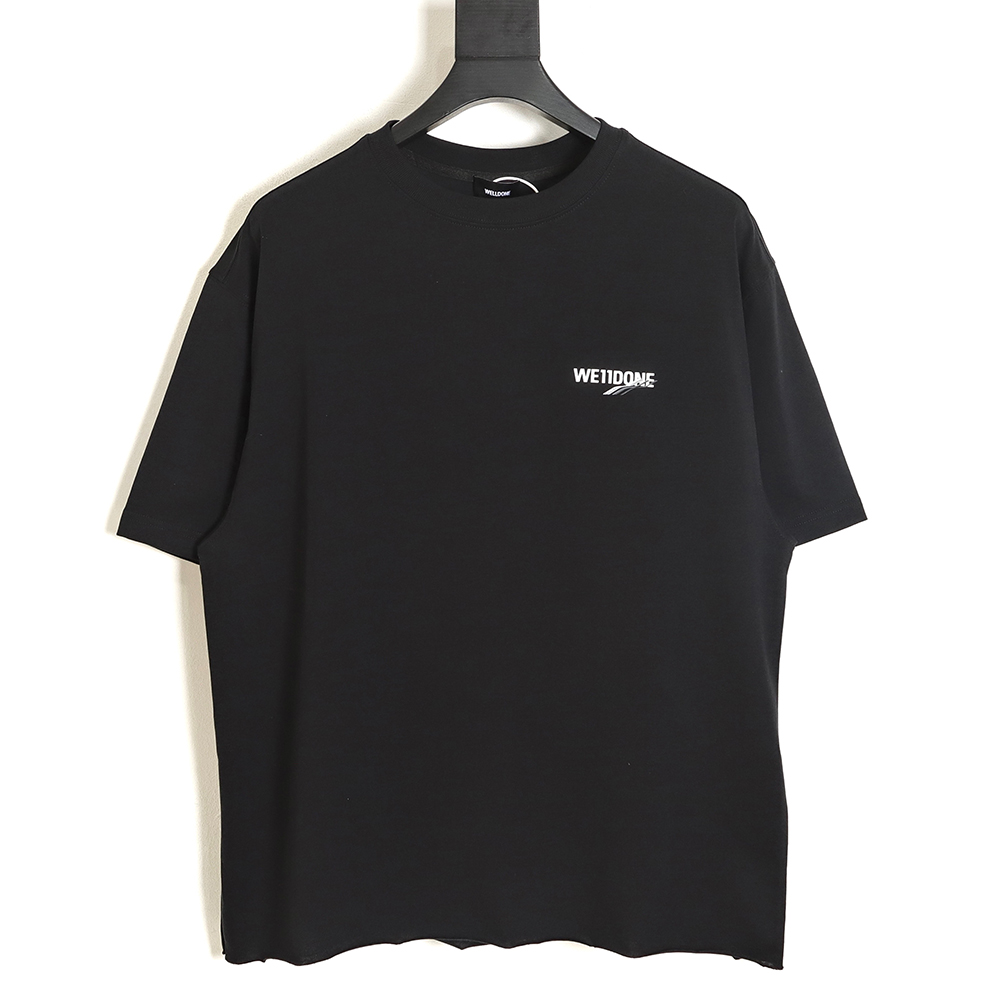 WE11 DONE 23SS rendering slogan short-sleeved T-shirt TSK2