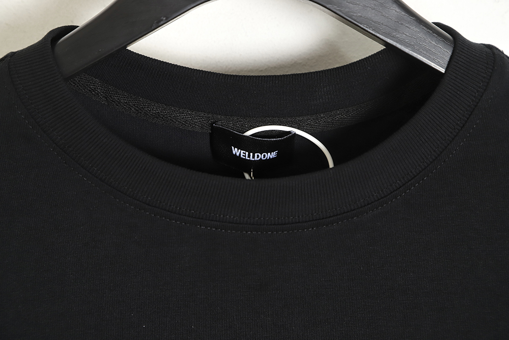 WE11 DONE 23SS rendering slogan short-sleeved T-shirt TSK2