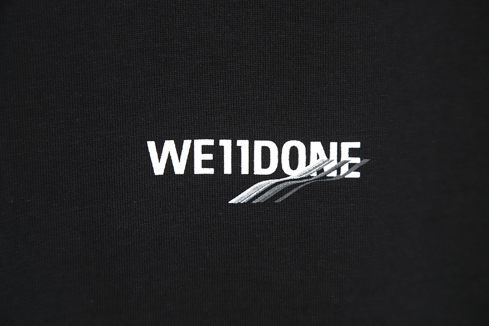 WE11 DONE 23SS rendering slogan short-sleeved T-shirt TSK2