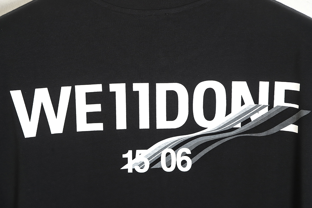 WE11 DONE 23SS rendering slogan short-sleeved T-shirt TSK2