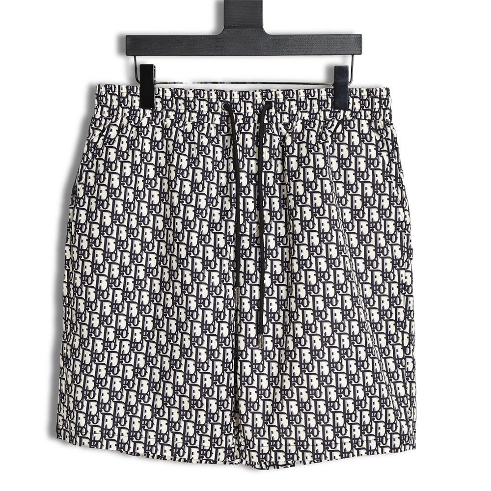 DIOR full print old flower beach shorts