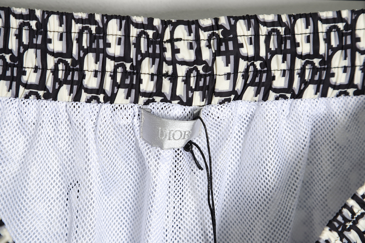 DIOR full print old flower beach shorts