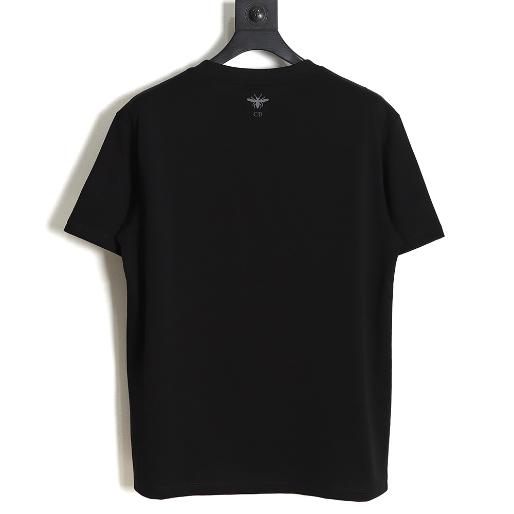 DIOR 23ss geometric pattern bee print short-sleeved T-shirt TSK1