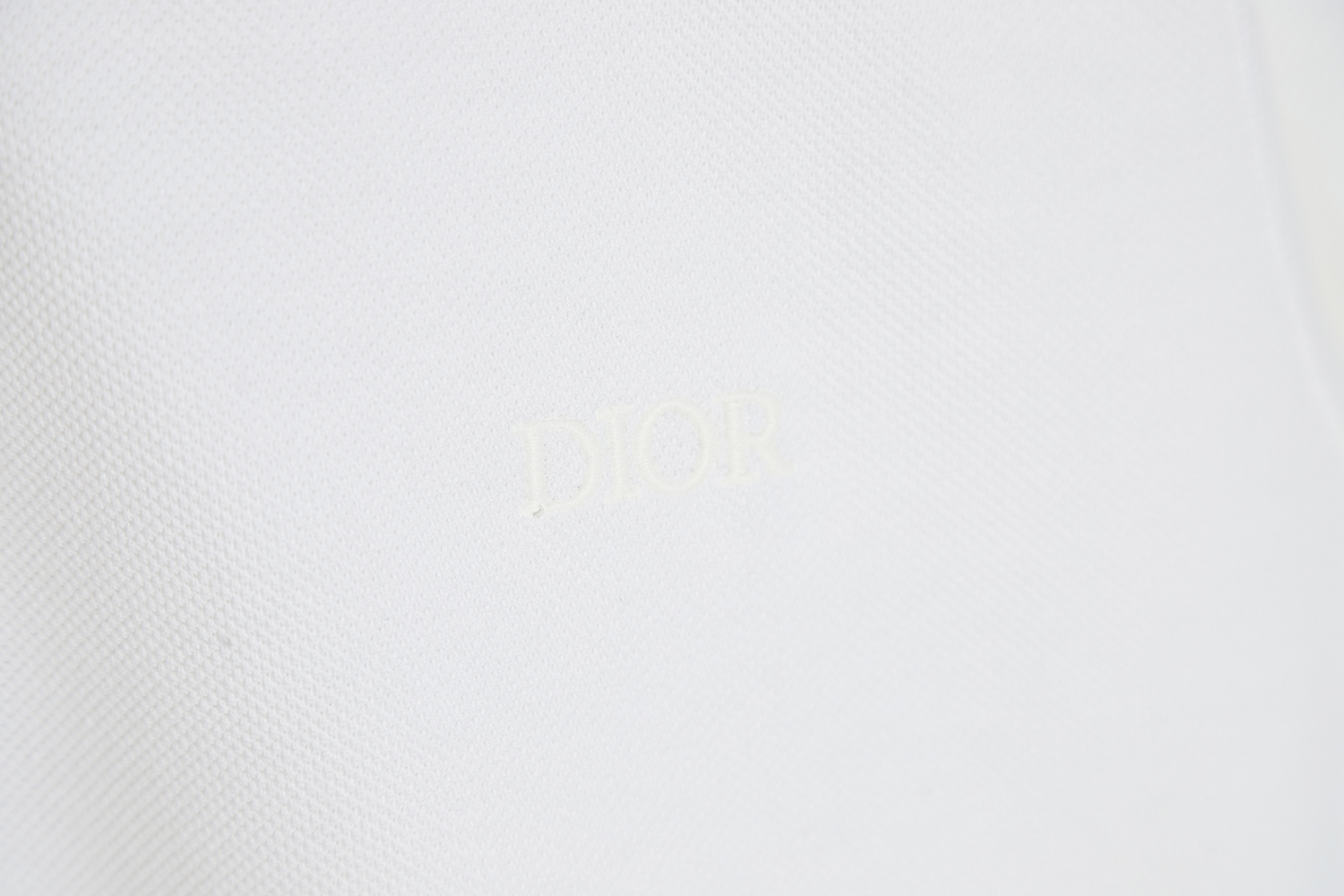 DIOR floral collar pocket embroidered letters round neck POLO shirt
