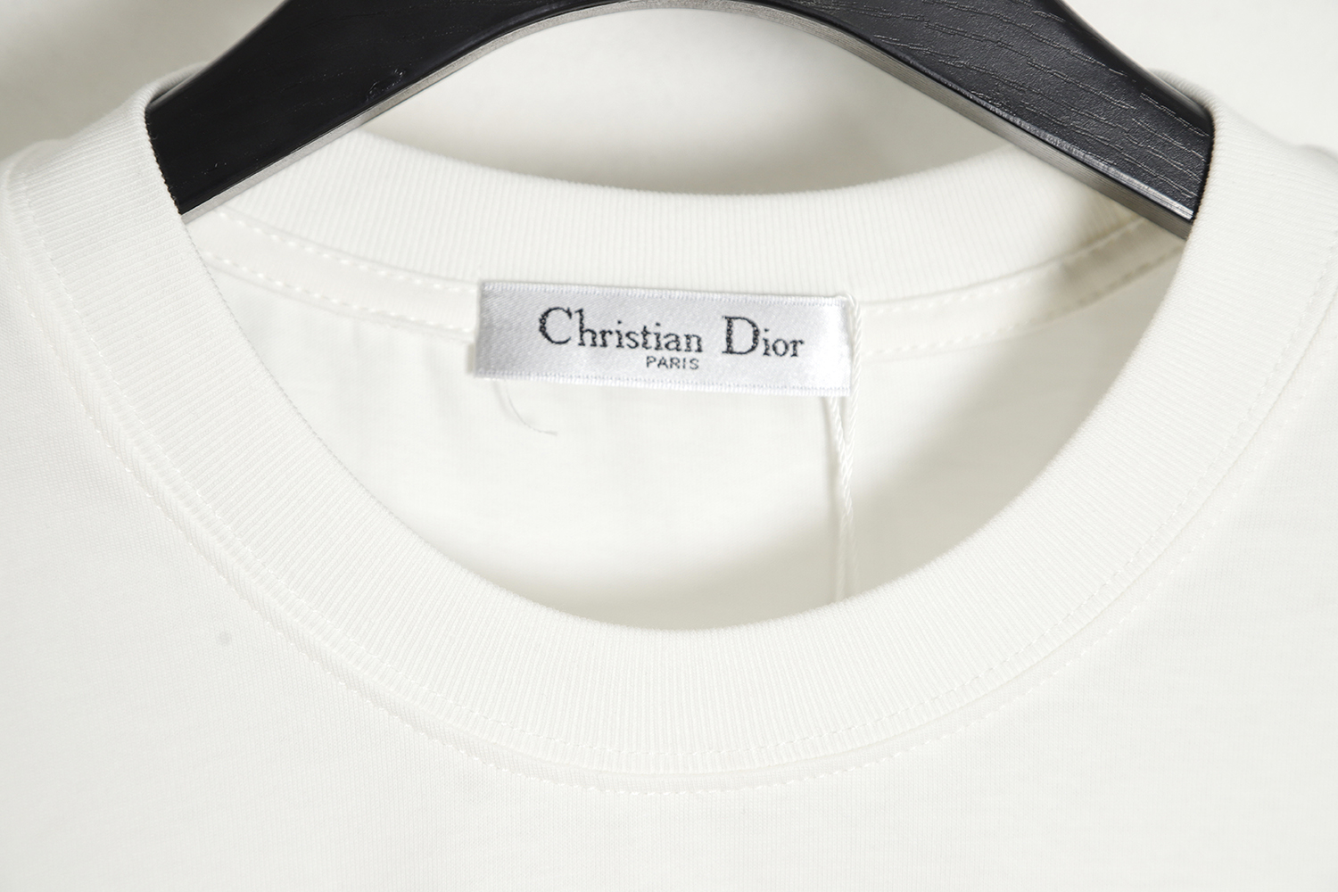 DIOR 23ss flocked gradient letter print short sleeves