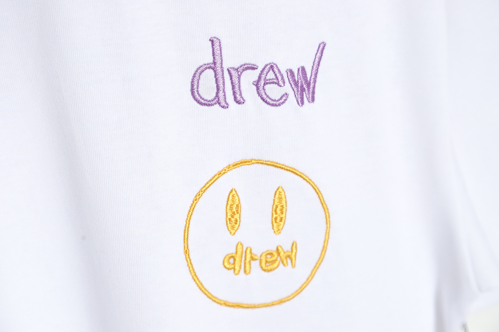 Drew House Smile Embroidered Short Sleeve T-Shirt