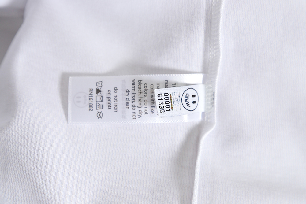 Drew house pocket print small logo smiley short sleeve T-shirt