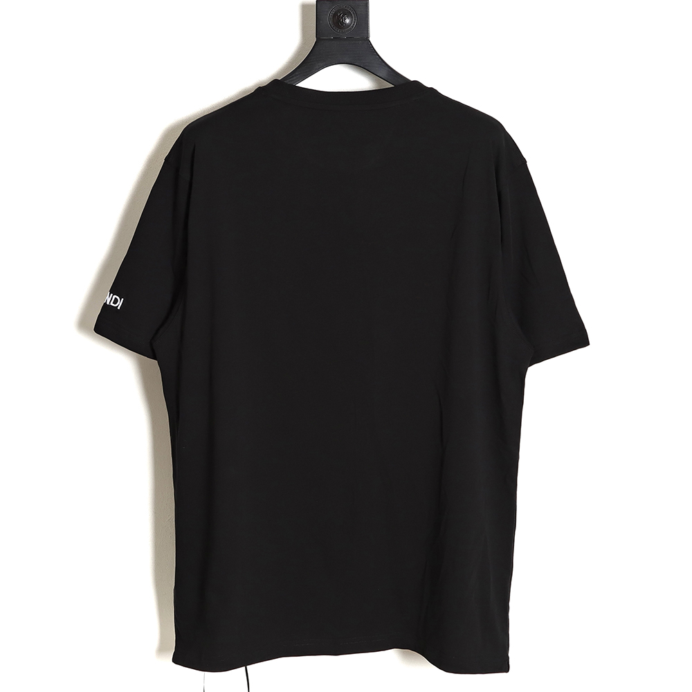 Fendi Lafayette Full Diamond Round Neck Short Sleeve