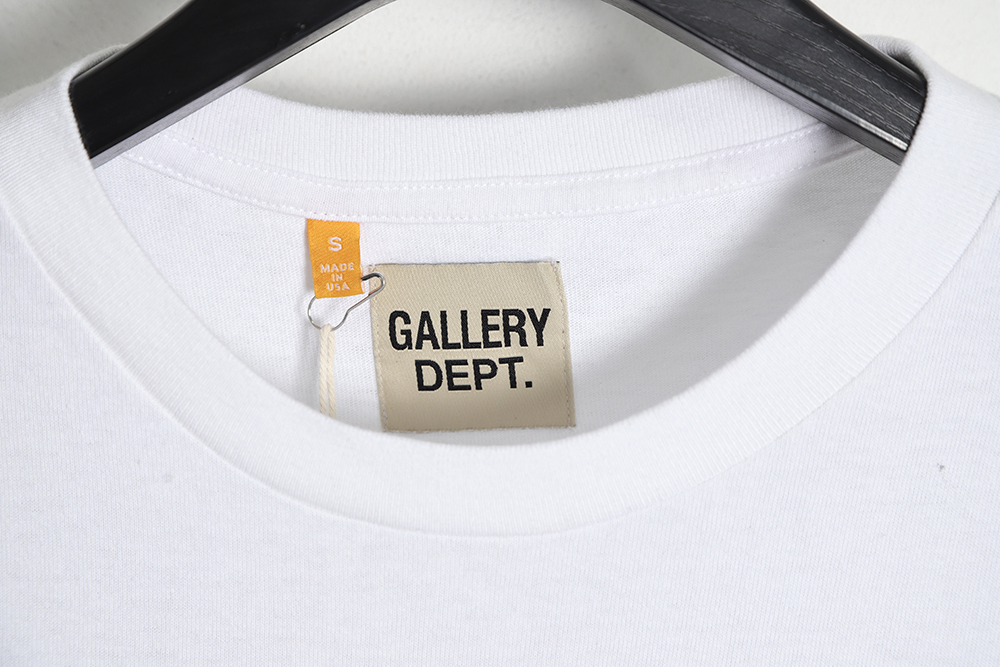 Gallery Dept GD Old three-line letter short-sleeved T-shirt