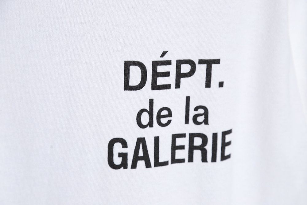 Gallery Dept GD Old three-line letter short-sleeved T-shirt