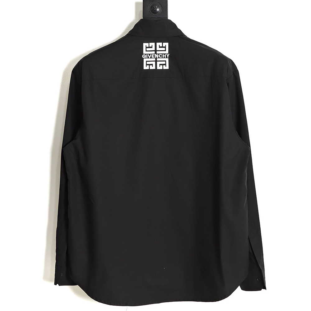 Givenchy Silver Button Shirt TSK1