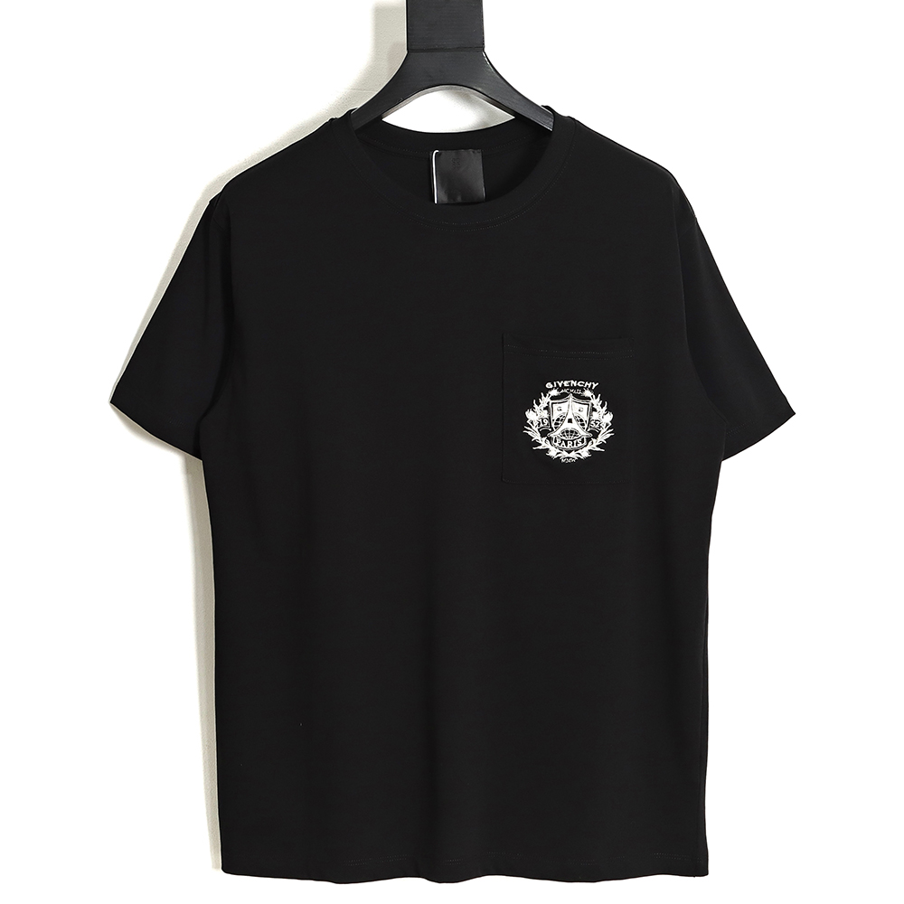 Givenchy 23ss Pocket Logo Embroidered Short Sleeve T-Shirt TSK1,Givenchy