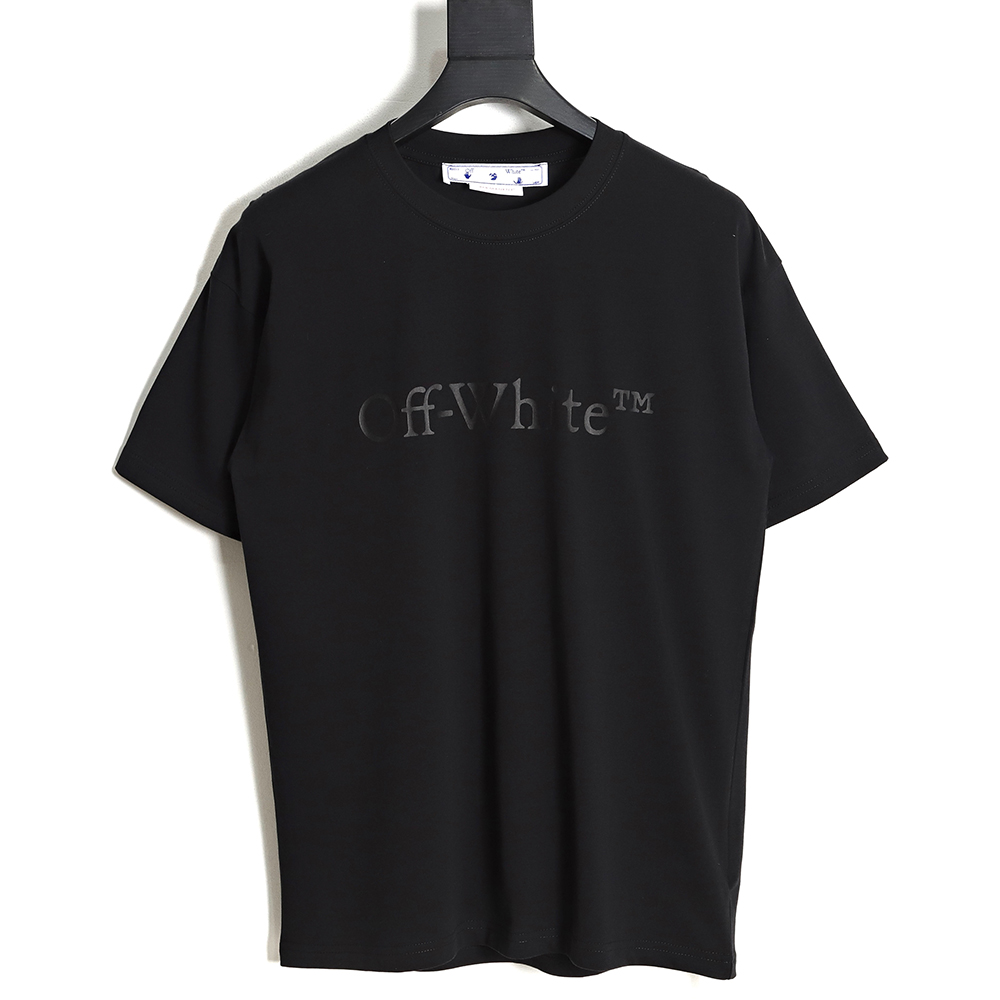 OFF-WHITE 23ss solid color Logo print short-sleeved T-shirt TSK1