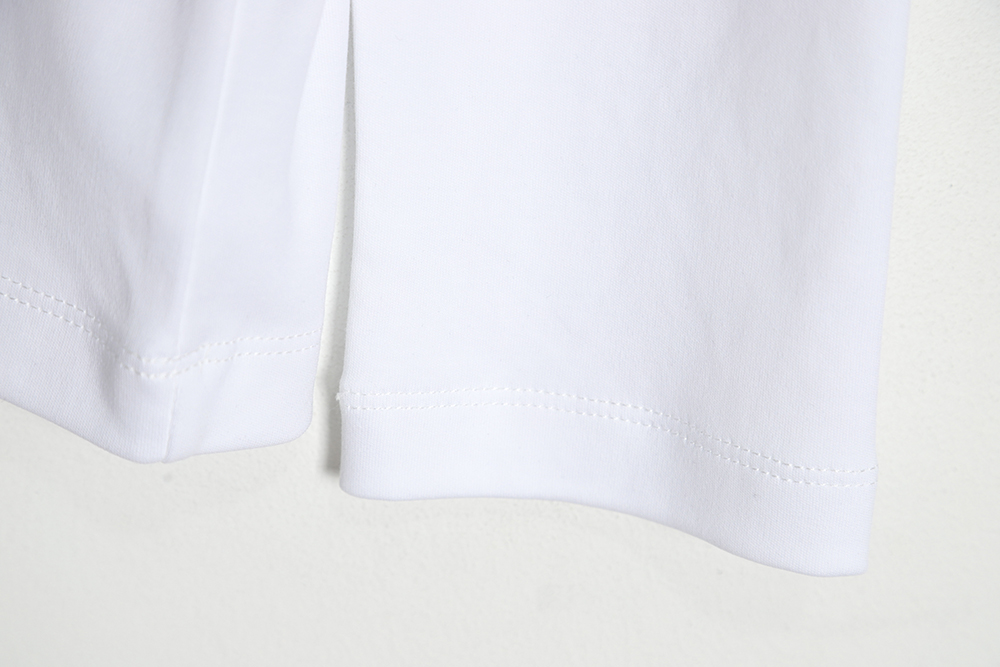 PRADA PRD chest triangle leather logo bottoming long-sleeved T-shirt