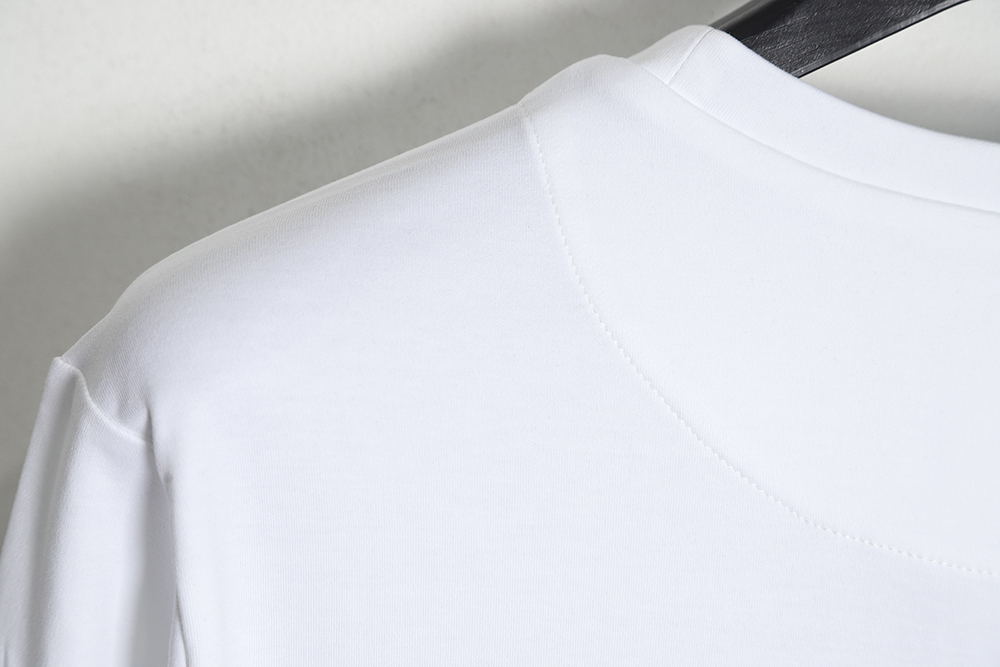 PRADA PRD chest triangle leather logo bottoming long-sleeved T-shirt