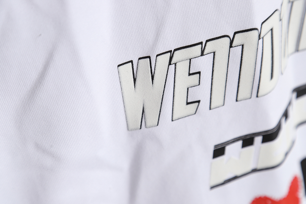 WE11 DONE 23SS Love Barrage Short Sleeve T-Shirt