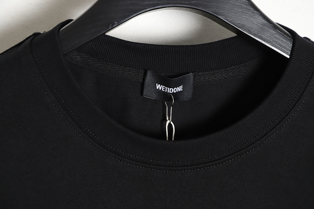 WE11 DONE 23SS Love bullet screen short-sleeved T-shirt TSK1