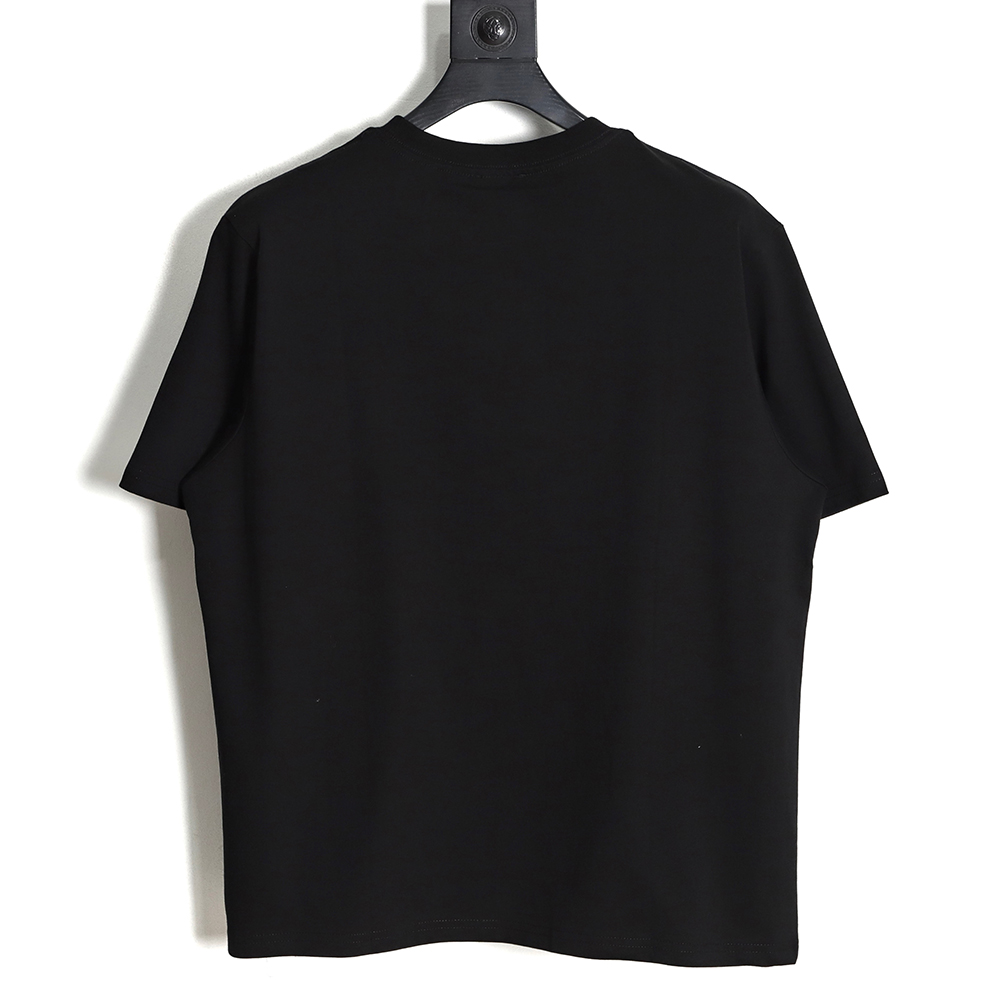 WE11 DONE bullet screen letter print short-sleeved T-shirt TSK1