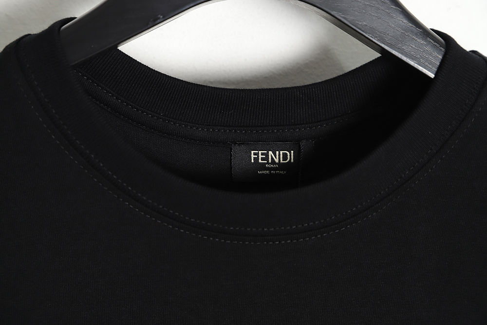 Fendi 23ss wool bear print short sleeve TSK1