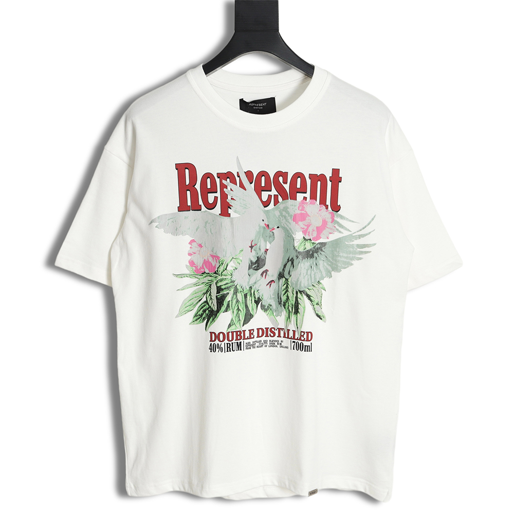 Represent 23SS Peace Dove Print Short Sleeve T-Shirt