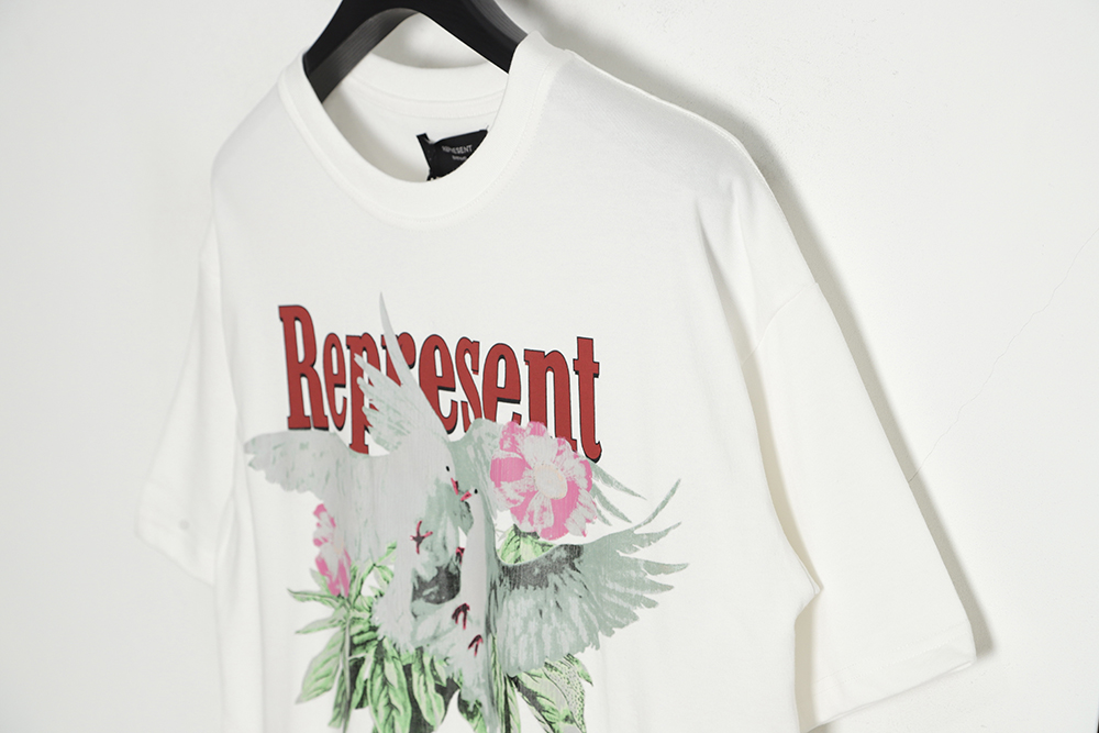 Represent 23SS Peace Dove Print Short Sleeve T-Shirt