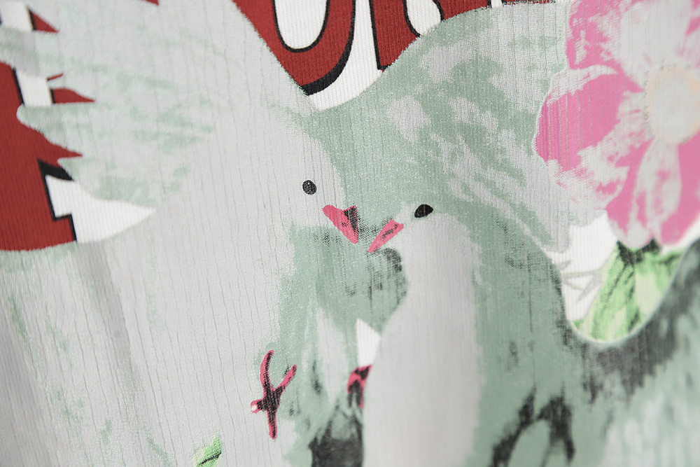 Represent 23SS Peace Dove Print Short Sleeve T-Shirt