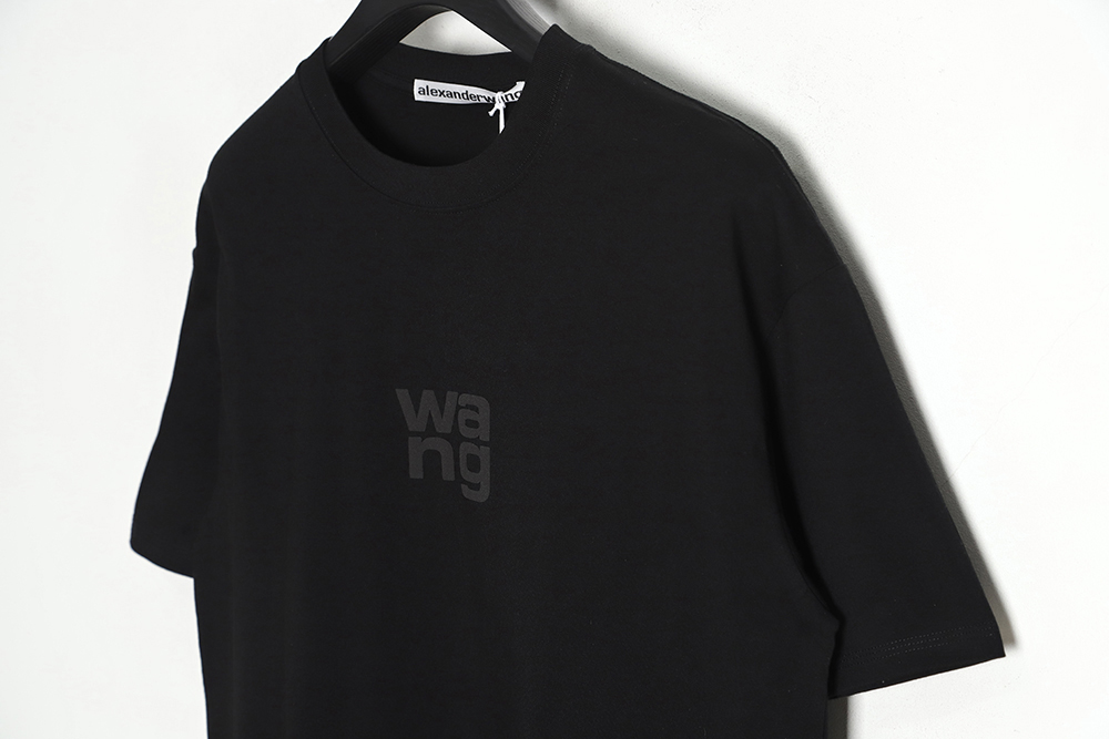 Alexander wang 23SS foam flag letter short-sleeved T-shirt TSK1