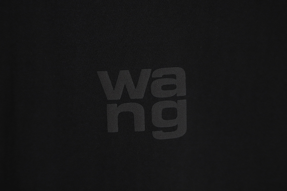 Alexander wang 23SS foam flag letter short-sleeved T-shirt TSK1