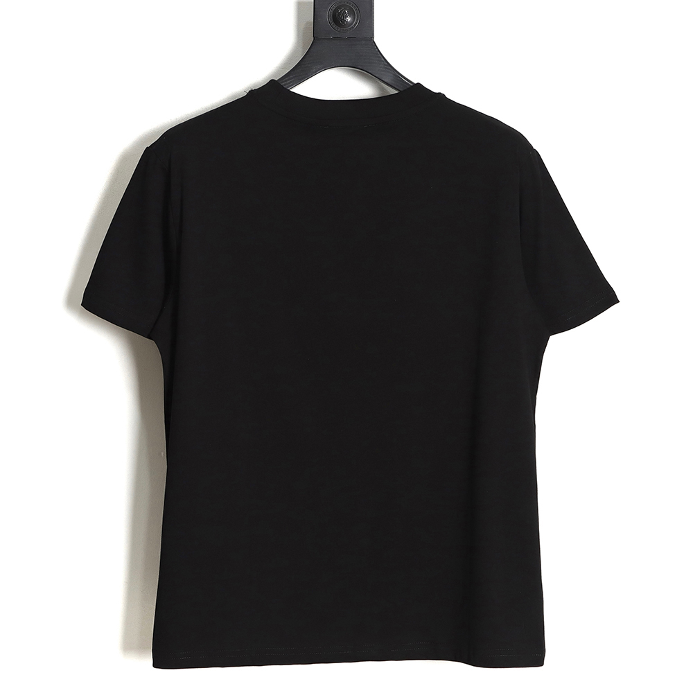 Balenciaga X Gucci Joint Collar Letter Line Print Short Sleeve TSK1