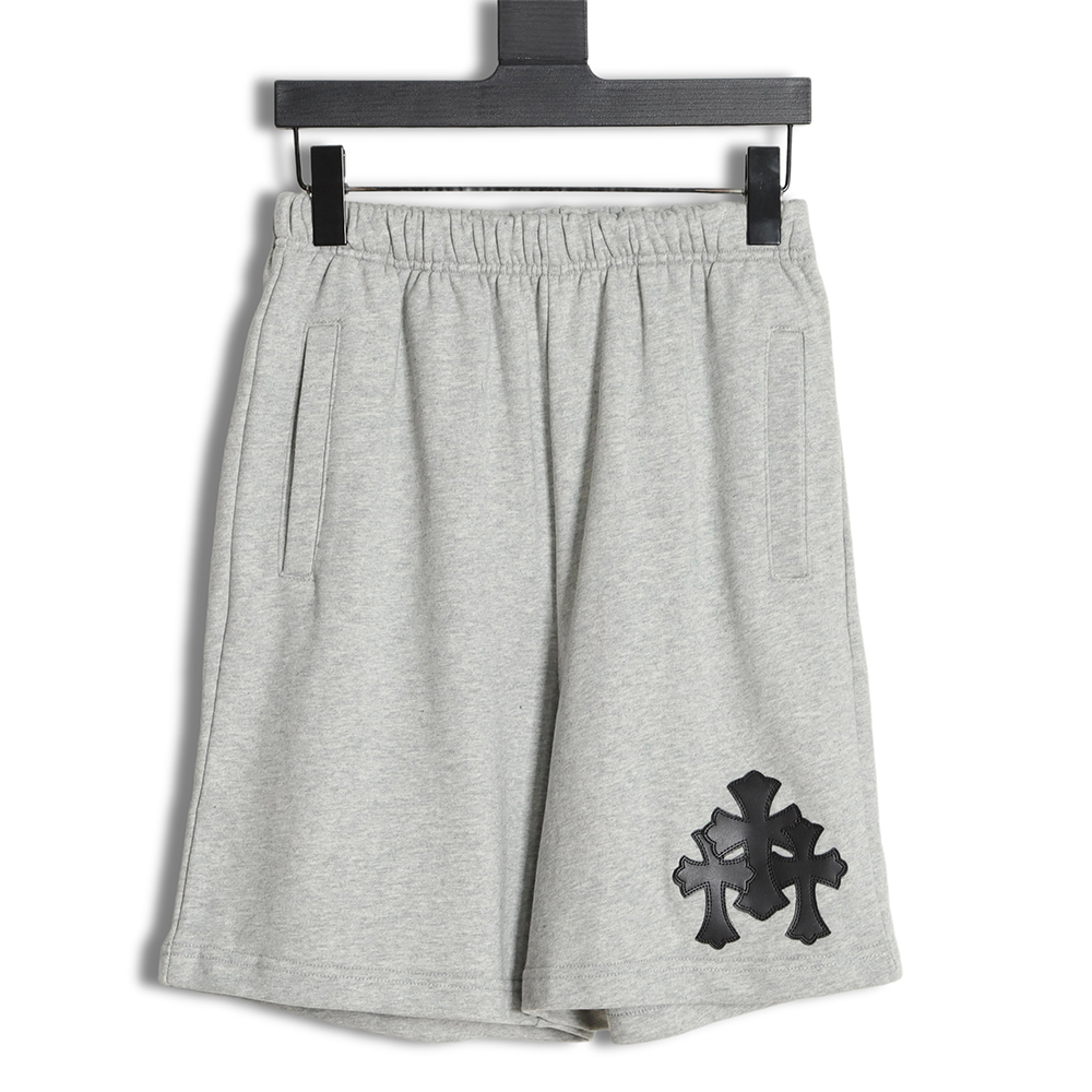 Chorme Hearts CH 23 new leather label cross shorts