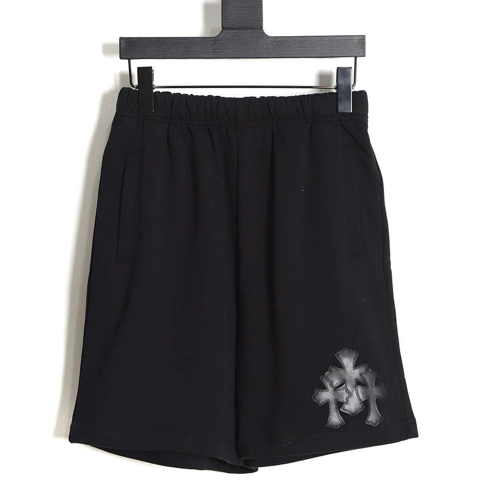 Chorme Hearts CH 23 new leather cross shorts TSK1