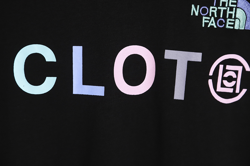 THE NORTH FACE x CLOT North face Guanxi same letter print short sleeves